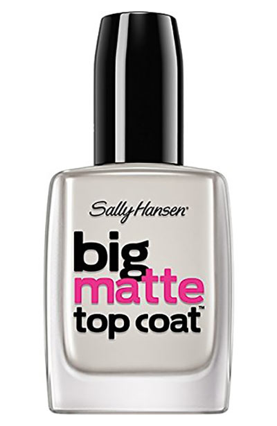 Best Matte Nail Polish Colors & Matte Top Coats: Sally Hansen Big Matte Top Coat