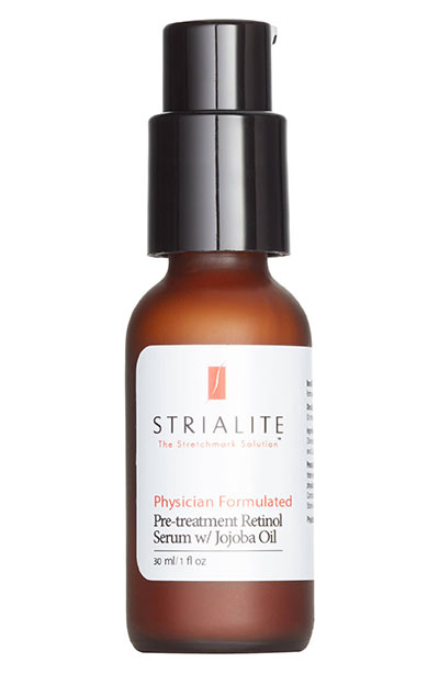 Best Stretch Mark Removal Creams & Oils: Strialite The Stretchmark Solution Pre-Treatment Retinol Serum
