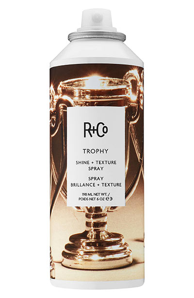 Best Volumizing & Texturizing Sprays: R+Co Trophy Shine Texture Spray