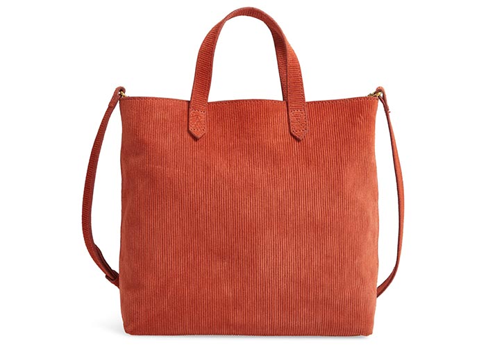 Corduroy Fashion Pieces to Shop: Madewell Corduroy Bag