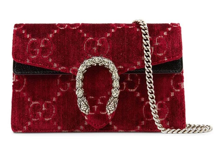 Chic Velvet Dresses, Tops, Jackets and More to Shop: Gucci Dionysus Velvet Bag