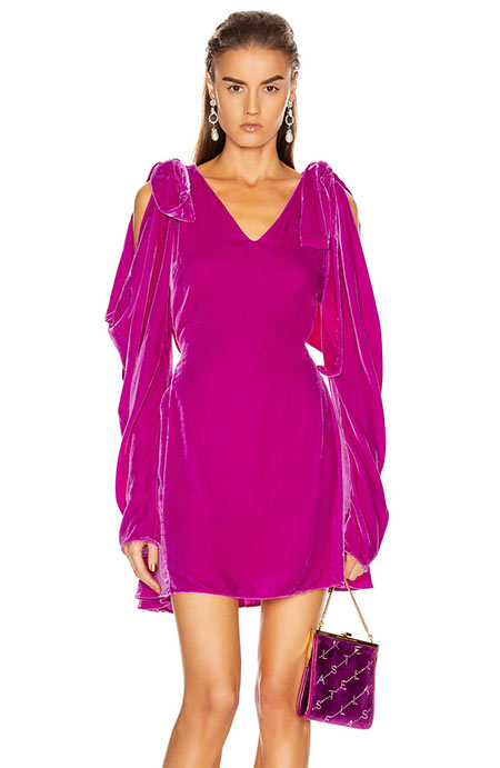 Chic Velvet Dresses, Tops, Jackets and More to Shop: Les Reveries Velvet Dress