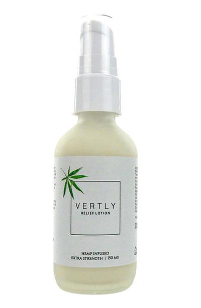 Best CBD Oil Skin Care Products: Vertly Hemp-CBD Relief Lotion