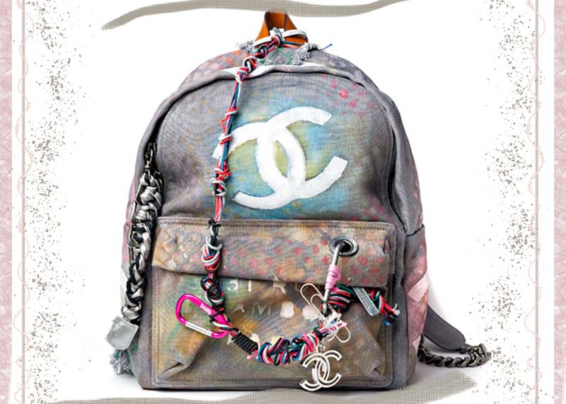 Best Chanel Backpacks: Chanel Oh My Boy Graffiti Backpack