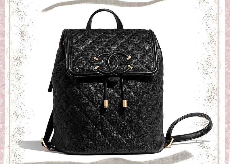 Best Chanel Backpacks: Grained Calfskin Chanel Backpack