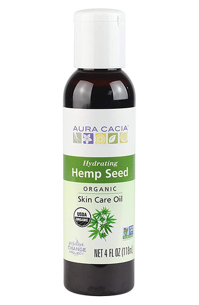 Best Hemp Seed Oil Products for Skin: Aura Cacia Organic Hydrating Hemp Seed Skin Care Oil