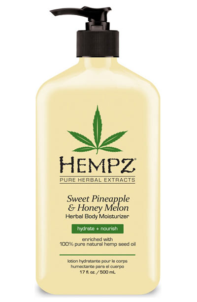 Best Hemp Seed Oil Products for Skin: Hempz Sweet Pineapple & Honey Melon Herbal Moisturizer