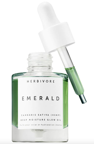 Best Hemp Seed Oil Products for Skin: Herbivore Emerald Cannabis Sativa Hemp Seed Deep Moisture Glow Oil