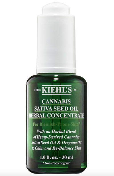 Best Hemp Seed Oil Products for Skin: Kiehl’s Since 1851 Cannabis Sativa Seed Oil Herbal Concentrate