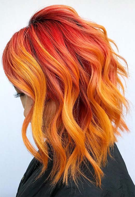 59 Fiery Orange Hair Color to Try in 2022 - Glowsly