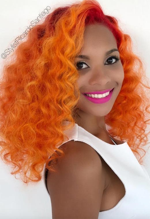 Orange Hair Color Shades: Orange Hair Dye Tips