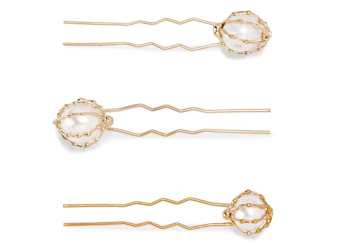 Valentine's Day Fashion Gifts for Her: Rosantica Faux Pearl Hair Pins
