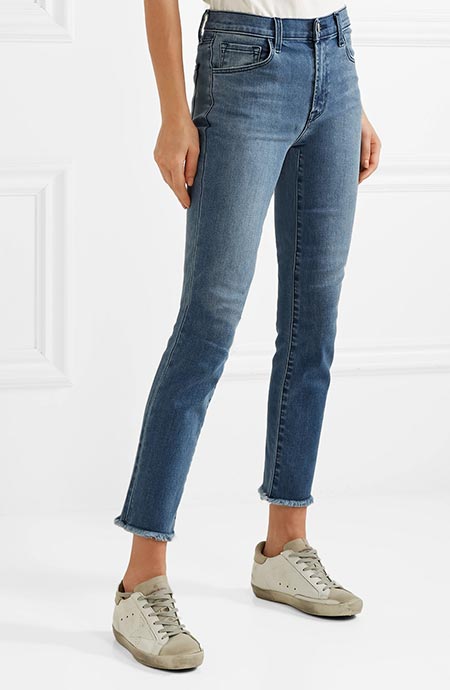 Best High Waisted Jeans: J Brand Ruby High Waisted Cropped Jeans