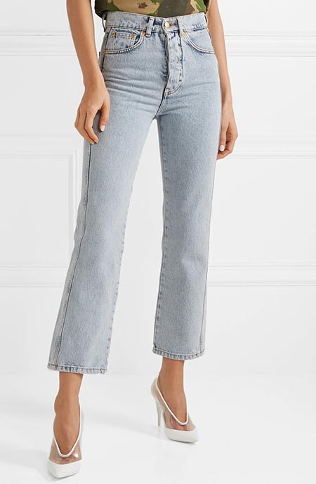 Best High Waisted Jeans: Victoria by Victoria Beckham Cali Light-Wash High Waisted Jeans