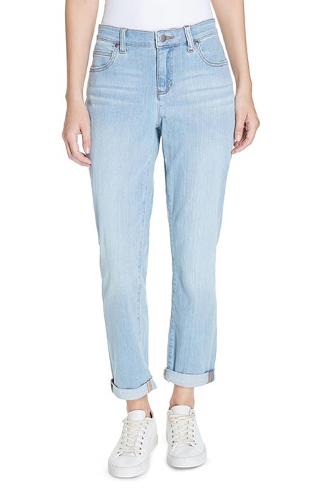 Best High Waisted Jeans: Eileen Fisher High Waisted Boyfriend Jeans