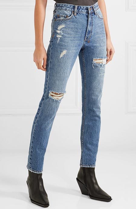 Best High Waisted Jeans: Ksubi Ripped High Waisted Jeans