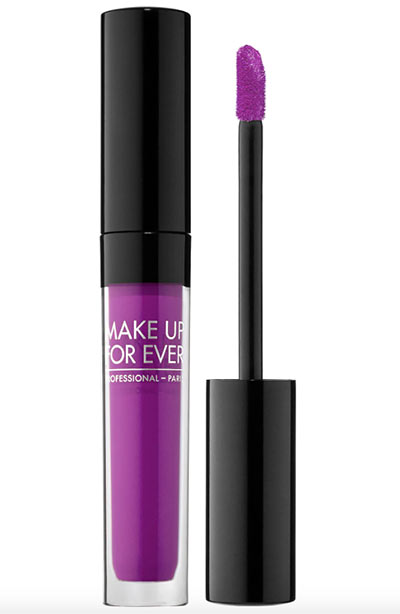 Best Purple Lipstick Shades: Make Up For Ever Artist Liquid Matte Lipstick in 501