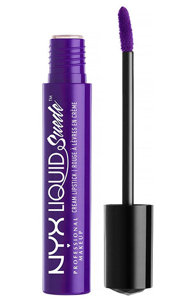 Best Purple Lipstick Shades: NYX Liquid Suede Cream Lipstick in Amethyst