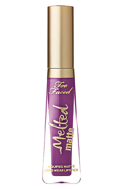 Best Purple Lipstick Shades: Too Faced Melted Matte Lipstick in Unicorn