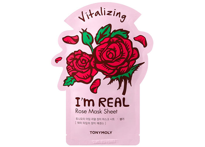 Best Spring Skin Care Products: TonyMoly I'm Real Rose Sheet Mask