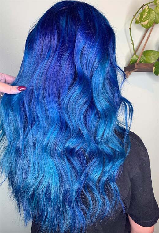 Blue Hair Color Ideas & Tips