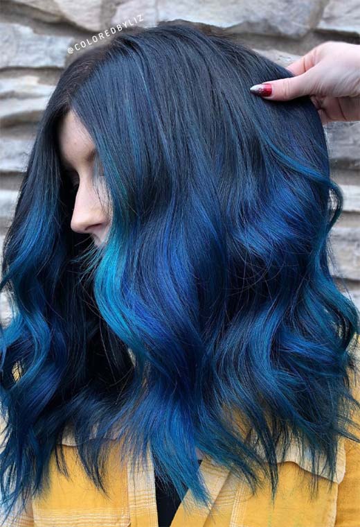 Blue Hair Color Shades: Blue Hair Dye Tips
