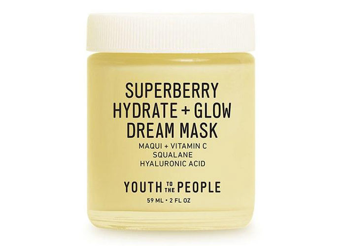Glycerin for Skin Care Products: Youth To The People Superberry Hydrate + Glow Dream Mask