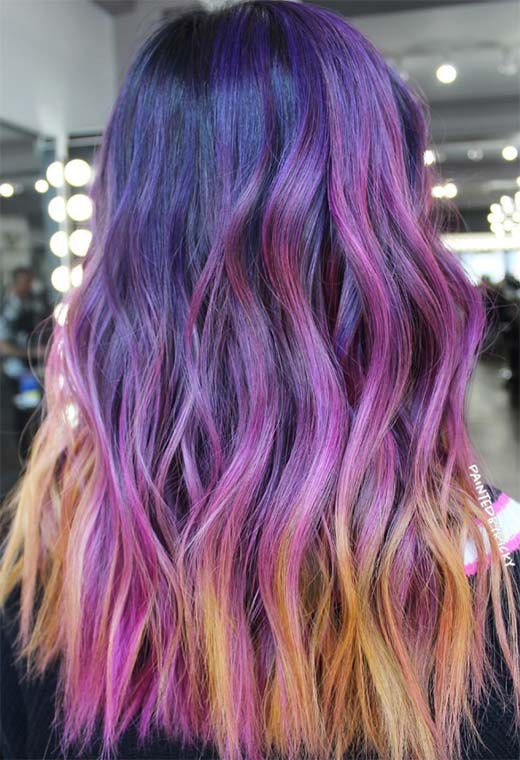 How to Care for Sunset Hair Color