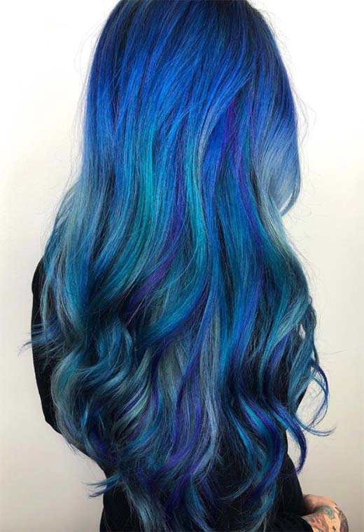 How to Pick the Best Blue Hair Color for Your Skin Tone
