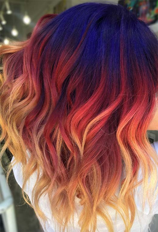 How to Get Sunset Hair?