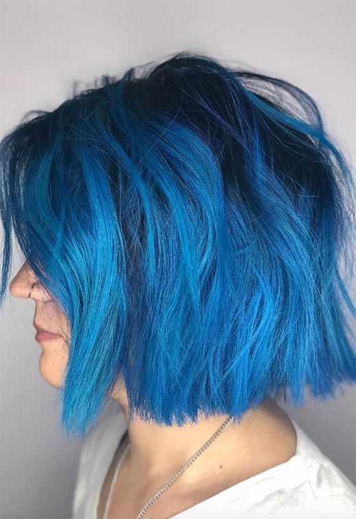 How to Maintain Blue Hair Color