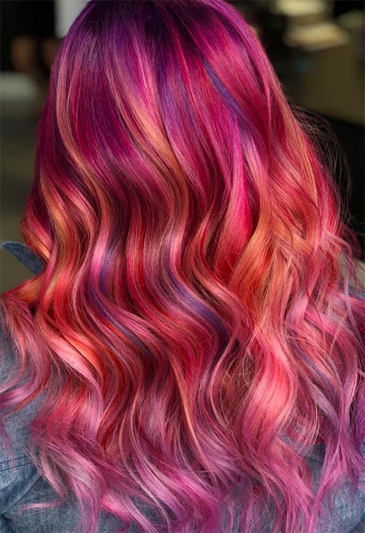 How to Maintain Sunset Hair Color