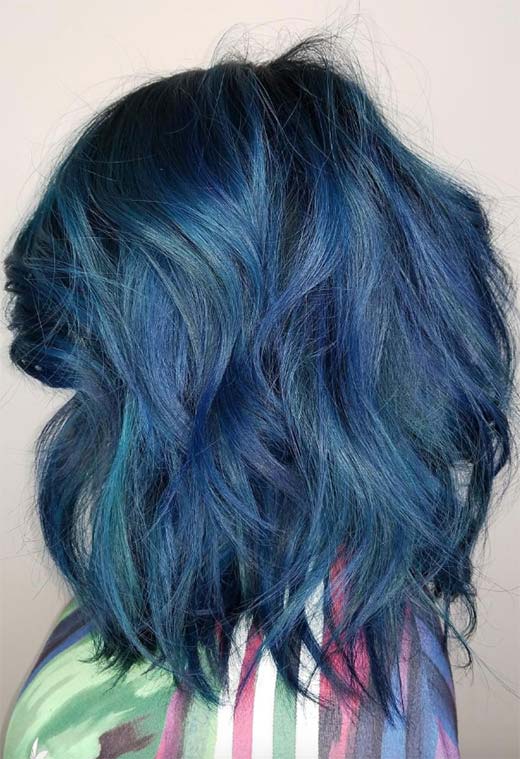 How to Remove Blue Hair Dye?