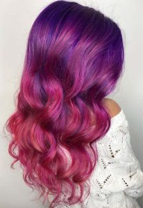 55 Glorious Sunset Hair Color Ideas for True Romantics - Glowsly