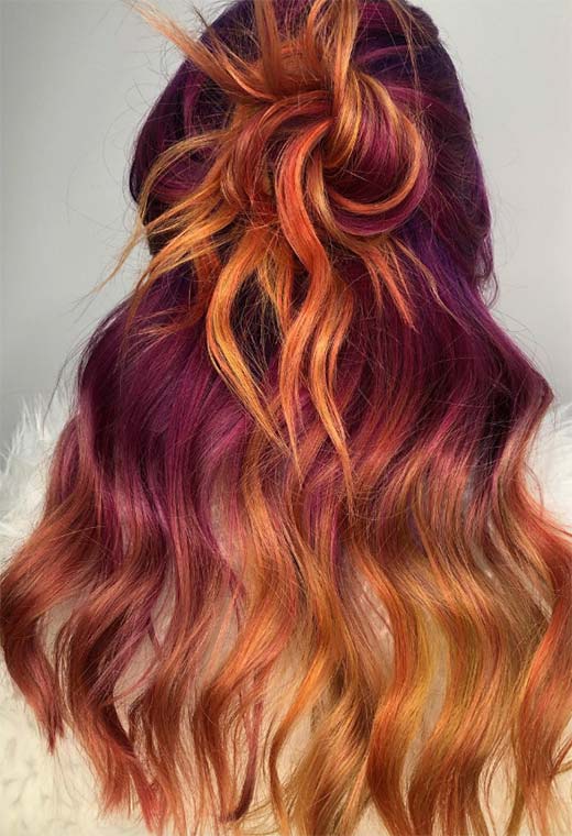 What Is the Sunset Hair Trend All About?