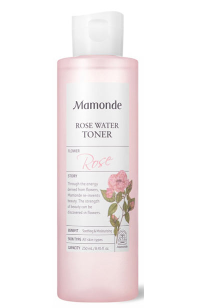 Best K-Beauty/ Korean Skin Care Products: Mamonde Rose Water Toner