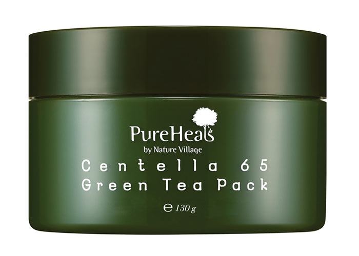 Best K-Beauty/ Korean Skin Care Products: PureHeals Centella 65 Green Tea Pack