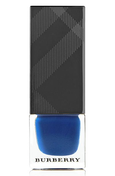Best Blue Nail Polish Colors: Burberry Beauty Blue Nail Polish in Imperial Blue No 429