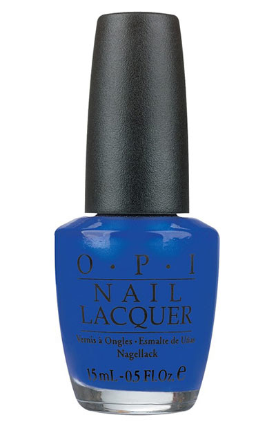 Best Blue Nail Polish Colors: OPI Classic Nail Lacquer in Blue My Mind