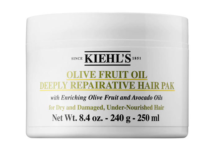 Best Hair Masks for Every Hair Type: Kiehl’s Since 1851 Olive Fruit Oil Deeply Repairative Hair Pak