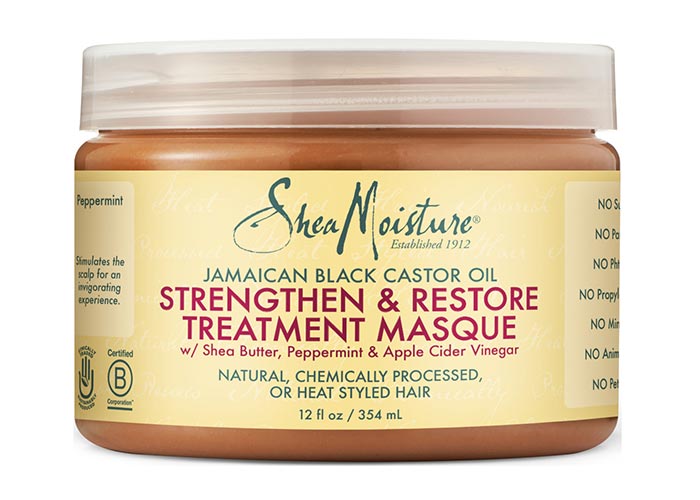 Best Hair Masks for Every Hair Type: SheaMoisture Jamaican Black Castor Oil Strengthen & Restore Masque