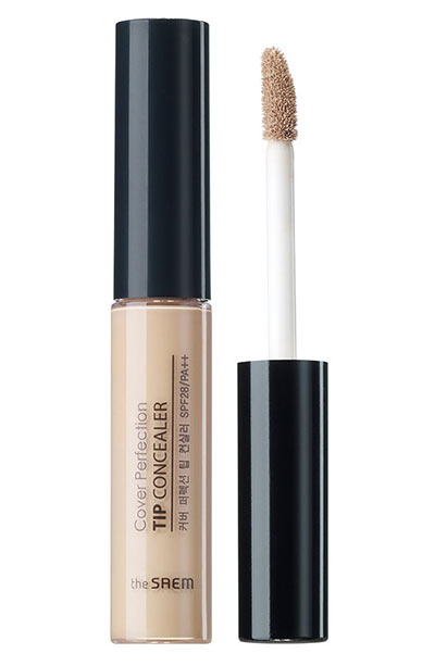 Best Korean Makeup Products: the SAEM Cover Perfection Tip Concealer SPF28 PA++
