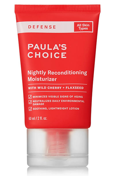 Best Night Creams for Every Skin Type: Paula’s Choice Defense Nightly Reconditioning Moisturizer