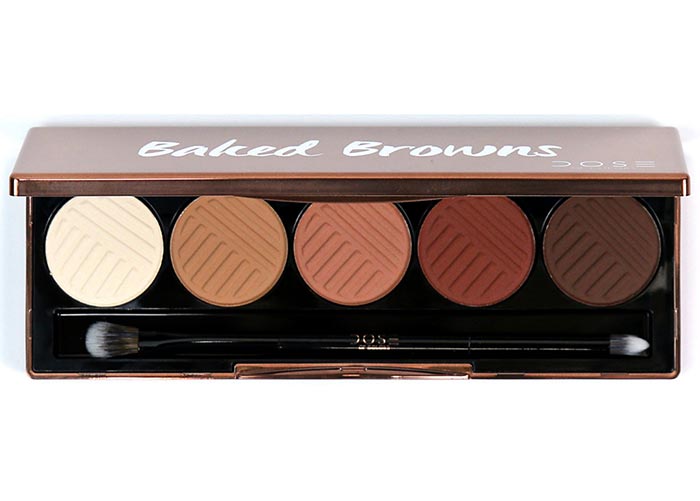 Best Travel Makeup & Beauty Products: Dose of Colors Baked Browns Eyeshadow Palette
