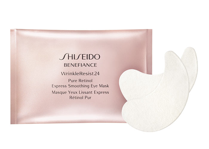 Best Under-Eye Masks & Eye Patches: Shiseido Benefiance WrinkleResist24 Pure Retinol Express Smoothing Eye Mask