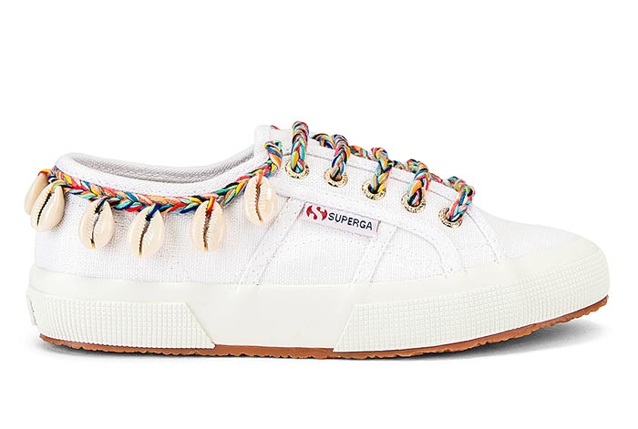 Best White Sneakers for Women: Alanui x Superga White Trainers