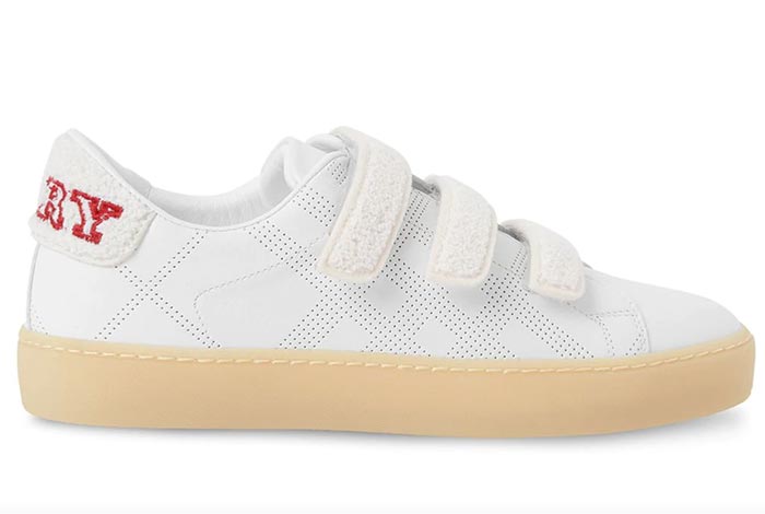 Best White Sneakers for Women: Burberry White Trainers