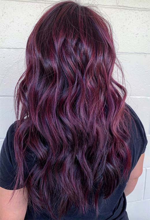 Fashion Tips for Plum Hair Color