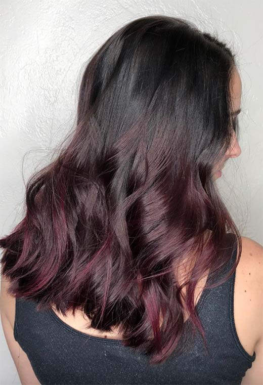 How to Care for Plum Hair Color