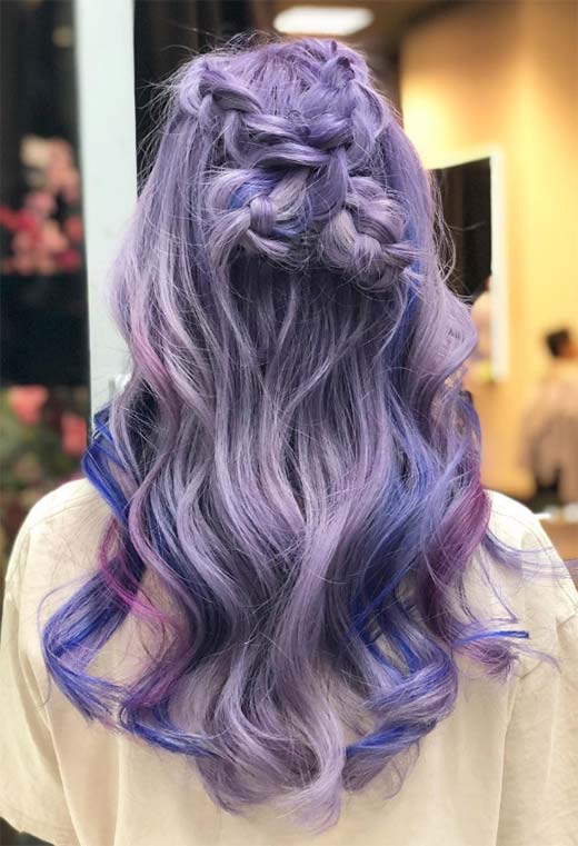 How to Color Hair Lavender at Home  